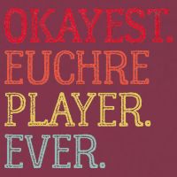 Okayest Euchre Player Ever Funny Euchre Card Game 16oz Travel Tumbler