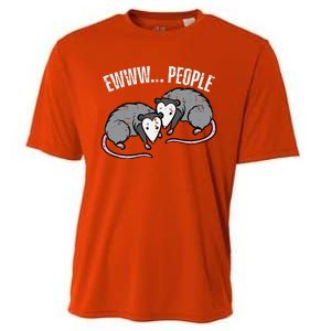 Opossums Ewww People Funny Possum Introvert Cooling Performance Crew T-Shirt