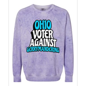 Ohio Election Reform Stop Gerrymandering In Ohio Colorblast Crewneck Sweatshirt