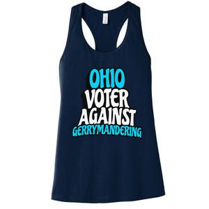 Ohio Election Reform Stop Gerrymandering In Ohio Women's Racerback Tank