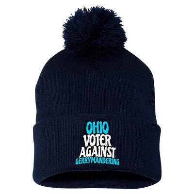 Ohio Election Reform Stop Gerrymandering In Ohio Pom Pom 12in Knit Beanie