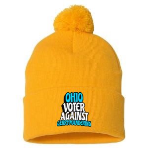 Ohio Election Reform Stop Gerrymandering In Ohio Pom Pom 12in Knit Beanie