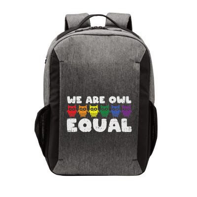 Owl Equal Rainbow Cute Equalty Lgbt Animal Gift Vector Backpack