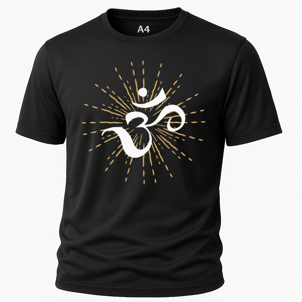 Om Energy Symbol Chakra Mantra Meditation Yoga Cooling Performance Crew T-Shirt