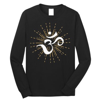 Om Energy Symbol Chakra Mantra Meditation Yoga Long Sleeve Shirt