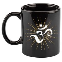 Om Energy Symbol Chakra Mantra Meditation Yoga 11oz C Handle Ceramic Mug