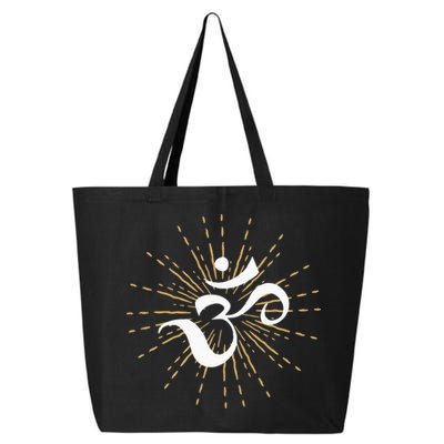 Om Energy Symbol Chakra Mantra Meditation Yoga 25L Jumbo Tote