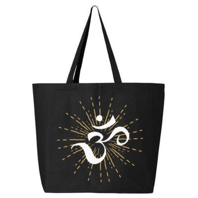 Om Energy Symbol Chakra Mantra Meditation Yoga 25L Jumbo Tote