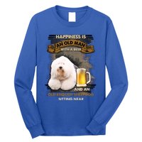 Old English Sheepdog Sitting Near Gift For You Gift Long Sleeve Shirt