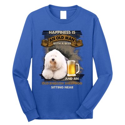 Old English Sheepdog Sitting Near Gift For You Gift Long Sleeve Shirt