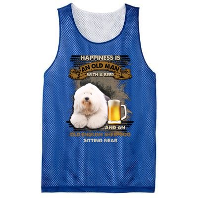 Old English Sheepdog Sitting Near Gift For You Gift Mesh Reversible Basketball Jersey Tank