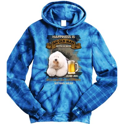 Old English Sheepdog Sitting Near Gift For You Gift Tie Dye Hoodie