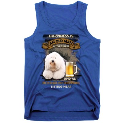 Old English Sheepdog Sitting Near Gift For You Gift Tank Top