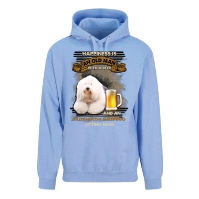 Old English Sheepdog Sitting Near Gift For You Gift Unisex Surf Hoodie