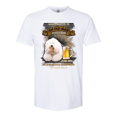 Old English Sheepdog Sitting Near Gift For You Gift Softstyle CVC T-Shirt