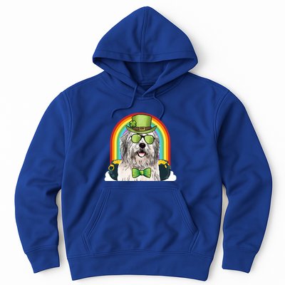 Old English Sheepdog Dog Leprechaun Funny St Patricks Day Gift Hoodie