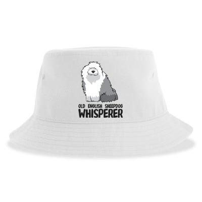 Old English Sheepdog Whisperer Cute Sheepdog Gift Sustainable Bucket Hat