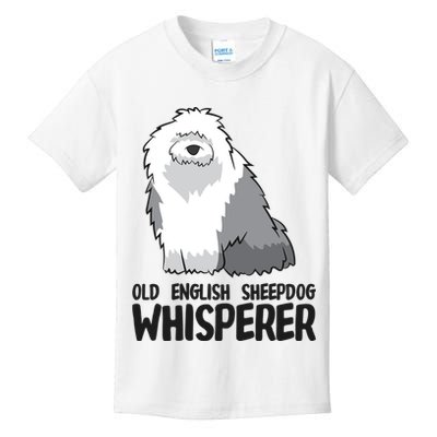 Old English Sheepdog Whisperer Cute Sheepdog Gift Kids T-Shirt