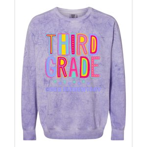 ODEA ELEMENTARY THIRD GRADE Colorblast Crewneck Sweatshirt