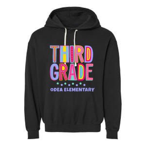 ODEA ELEMENTARY THIRD GRADE Garment-Dyed Fleece Hoodie