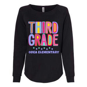 ODEA ELEMENTARY THIRD GRADE Womens California Wash Sweatshirt