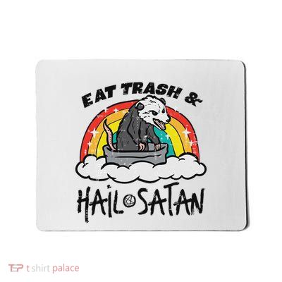Opossum Eat Trash Funny Possum Occult Women Mousepad