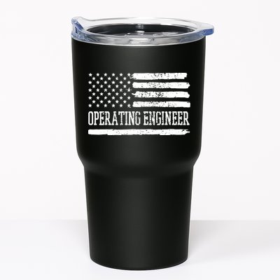 Operating Engineer USA Flag Tumbler