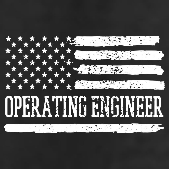 Operating Engineer USA Flag Golf Towel