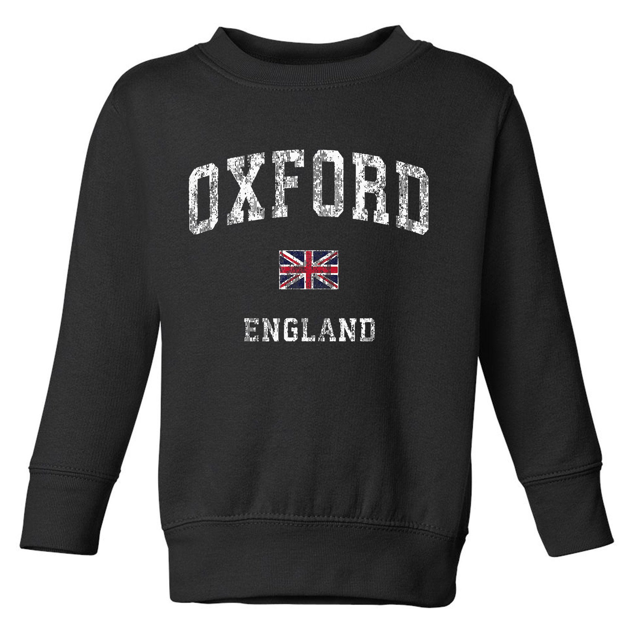 Oxford England Vintage Athletic Sports Design Toddler Sweatshirt