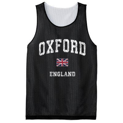 Oxford England Vintage Athletic Sports Design Mesh Reversible Basketball Jersey Tank