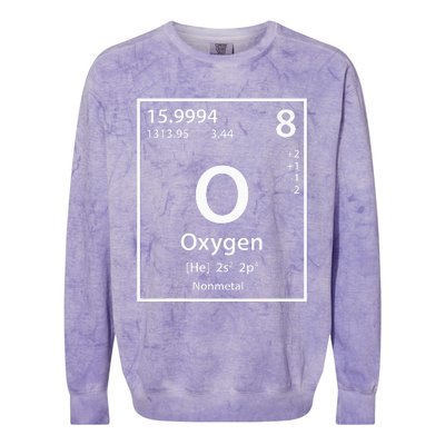 Oxygen Element (White) Colorblast Crewneck Sweatshirt