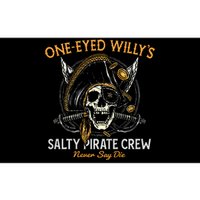 One Eyed WillyS Salty Pirate Crew Bumper Sticker