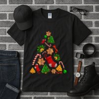 Ornament Elements Xmas Tree Lights Christmas Matching Family Tall T-Shirt