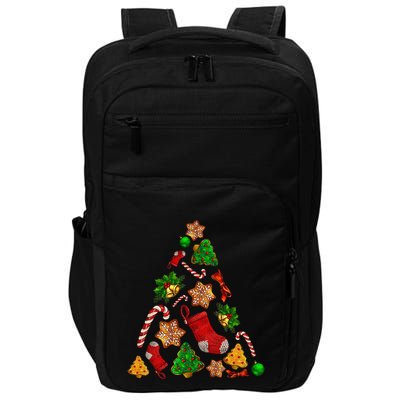 Ornament Elements Xmas Tree Lights Christmas Matching Family Impact Tech Backpack