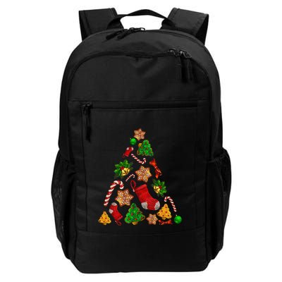 Ornament Elements Xmas Tree Lights Christmas Matching Family Backpack