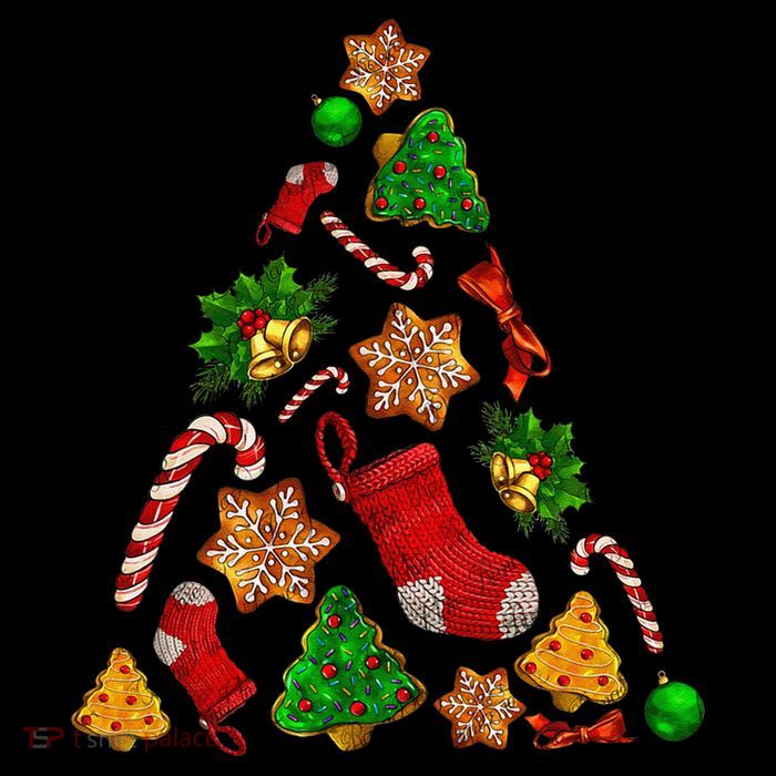 Ornament Elements Xmas Tree Lights Christmas Matching Family Flatbill Hat
