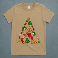 Ornament Elements Xmas Tree Lights Christmas Matching Family T-Shirt