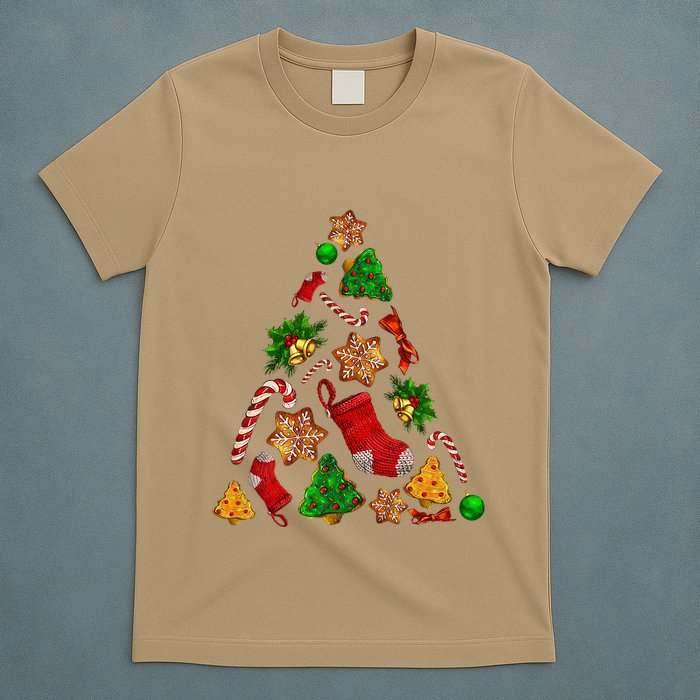 Ornament Elements Xmas Tree Lights Christmas Matching Family T-Shirt