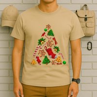 Ornament Elements Xmas Tree Lights Christmas Matching Family T-Shirt