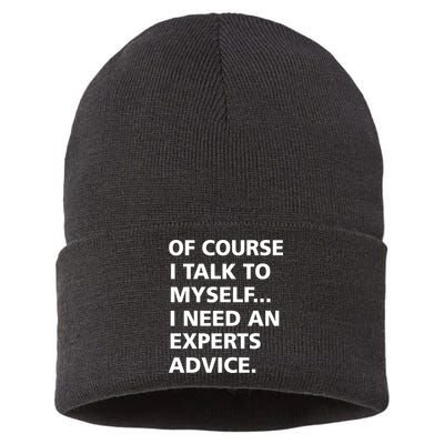 Of Course I Talk To Myself… I need an Experts Advice Sustainable Knit Beanie