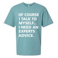 Of Course I Talk To Myself… I need an Experts Advice Sueded Cloud Jersey T-Shirt