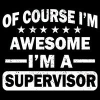 Of Course I'm Awesome I'm A Supervisor Wool Snapback Cap