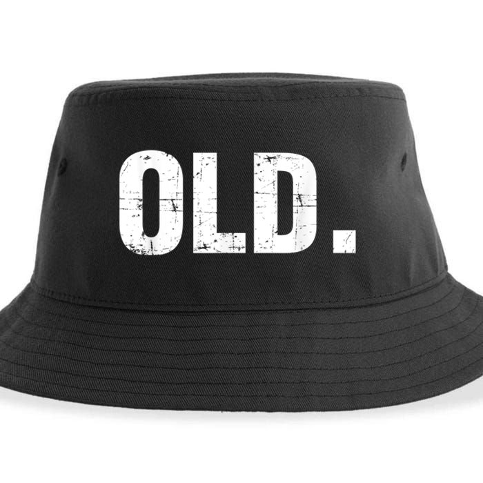 Old Funny 40th 50th 60th 70th Birthday Gag Gift Party Idea Sustainable Bucket Hat