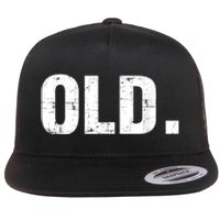 Old Funny 40th 50th 60th 70th Birthday Gag Gift Party Idea Flat Bill Trucker Hat