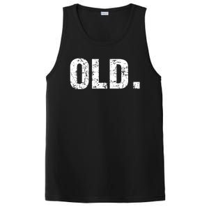 Old Funny 40th 50th 60th 70th Birthday PosiCharge Competitor Tank