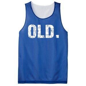 Old Funny 40th 50th 60th 70th Birthday Mesh Reversible Basketball Jersey Tank