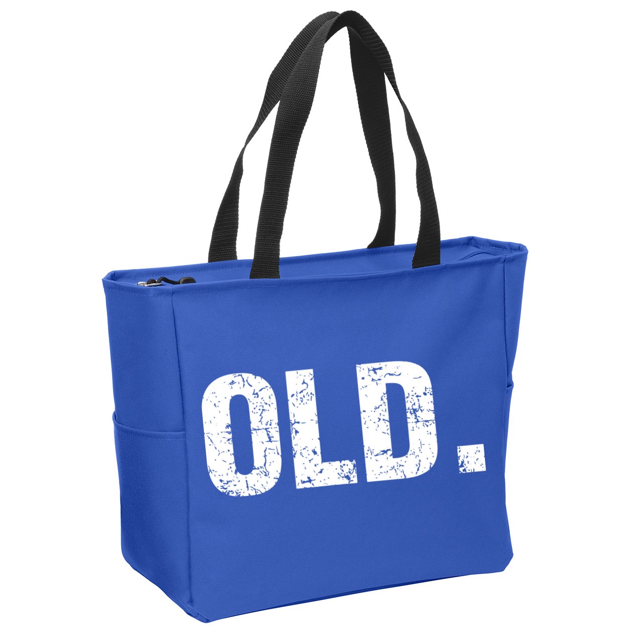 Old Funny 40th 50th 60th 70th Birthday Zip Tote Bag