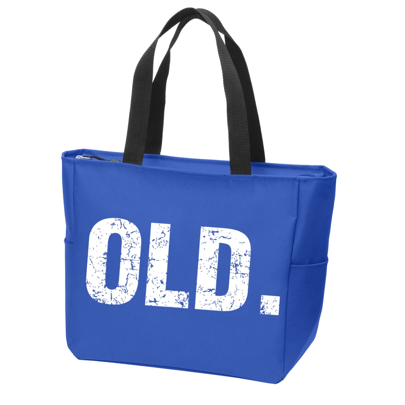 Old Funny 40th 50th 60th 70th Birthday Zip Tote Bag