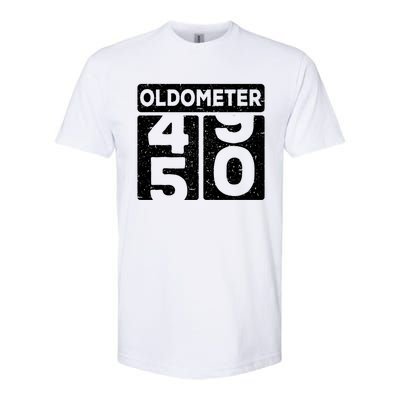 Odometer Funny 50th Birthday Gift Softstyle® CVC T-Shirt