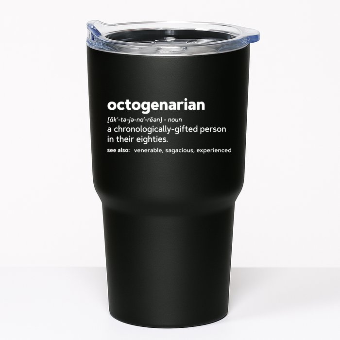 Octogenarian Funny 80th Birthday Tumbler